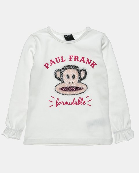 Long sleeve top Paul Frank with embroidery and sequins (12 months-5 years)