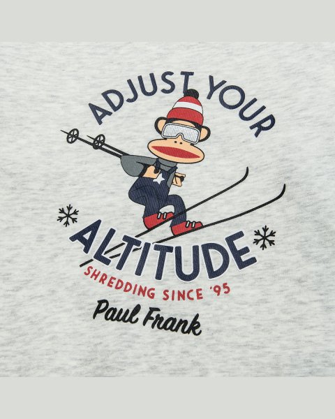 Μπλούζα φούτερ Paul Frank με τύπωμα (12 μηνών-5 ετών)