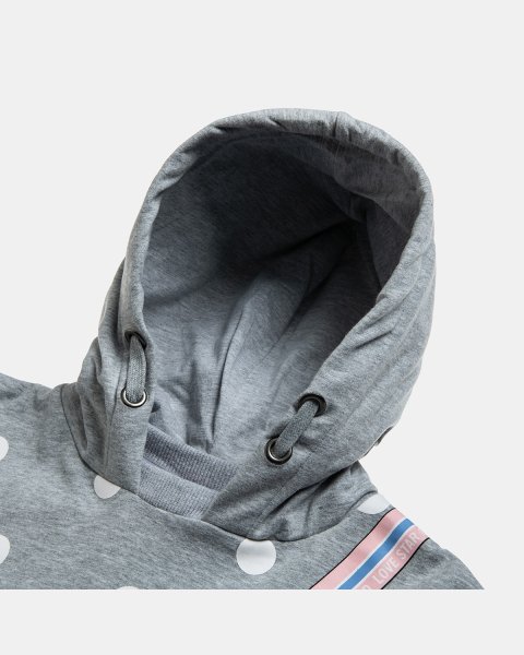 Dress cotton fleece blend with silver shiny detail print (6-14 years)
