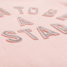 Dress   cotton fleece blend with embossed lettering (6-16 years)