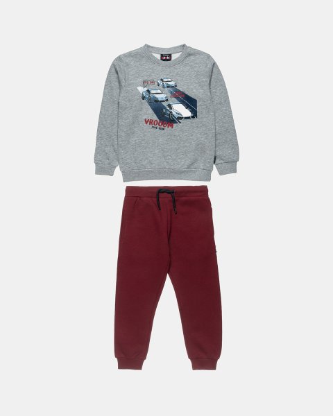 Tracksuit cotton fleece blend Five Star top with print (12 months-5 years)