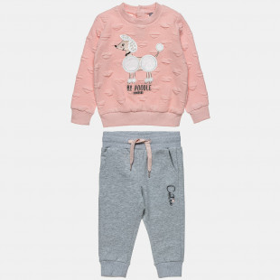 Tracksuit Moovers top and pants with embroidery (12 months-5 years)