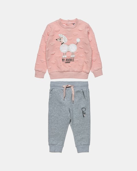 Tracksuit Moovers top and pants with embroidery (12 months-5 years)