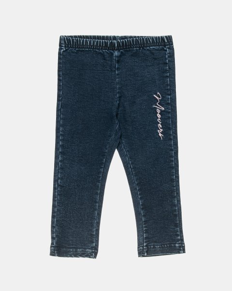 Set Moovers top with pom pon and denim leggings (12 months-5 years)
