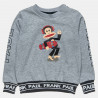 Tracksuit cotton fleece blend Paul Frank top and pants with denim feel (12 months-5 years)