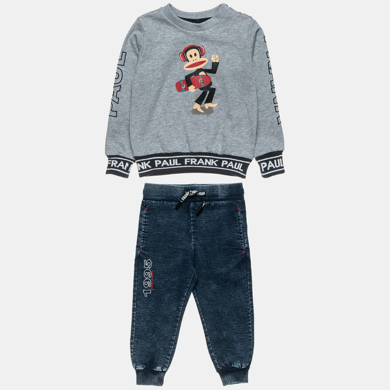 Σετ Paul Frank μπλούζα και παντελόνι φόρμας τζιν (12 μηνών-5 ετών)