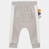 Tracksuit cotton fleece blend Moovers top with embossed design (3-18 months)