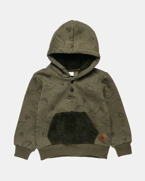 Tracksuit cotton fleece blend with dinosaurs print (3-18 months)