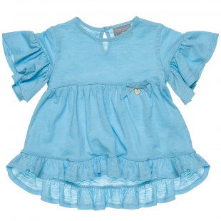 Μπλούζα με βολάν σε 3 χρώματα (18 μηνών-5 ετών)