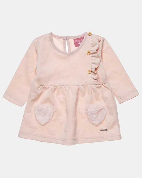 Dress with faux fur details (3-18 months)
