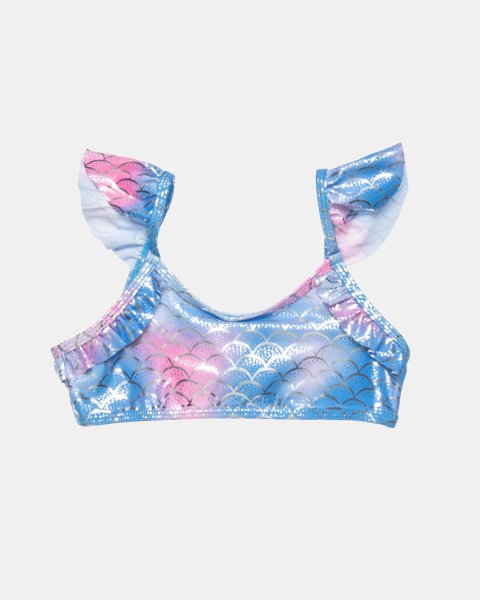 Swimsuit True Blue with shiny details (6-16 years)
