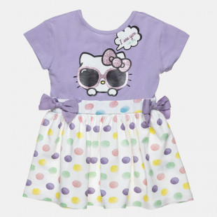 Dress Hello Kitty with glitter detail print (12 months-5 years)