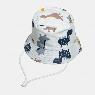 Καπέλο bucket με μοτίβο δεινόσαυρους (2-4 ετών)