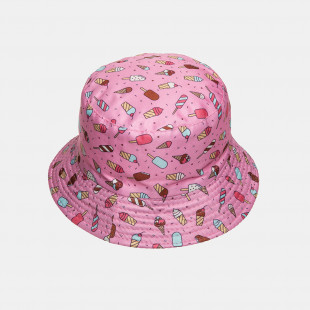 Bucket hat with ice-cream pattern (2-4 years)