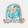 Backpack unicorn iridescent gold transparent