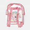 Backpack unicorn pink transparent