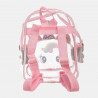 Backpack transparent pink unicorn
