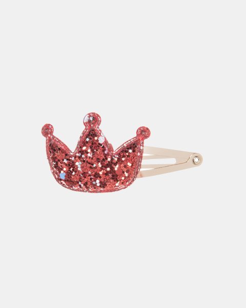 Hair clip glitter crown