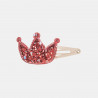 Hair clip glitter crown