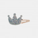 Hair clip glitter crown