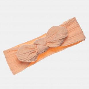 Headband with waffle texture and a bow (1-5 years)