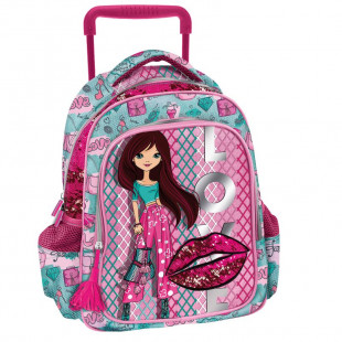 Trolley backpack kindergarten Fashion Girl