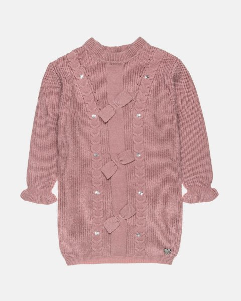 Dress knitted with sequins (6-14 years)
