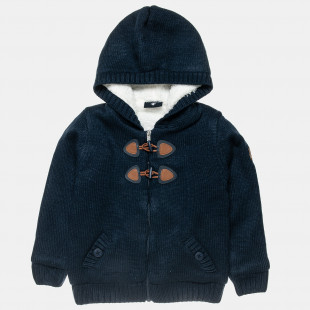 Cardigan with with ecological fur inside (12 months-5 years)