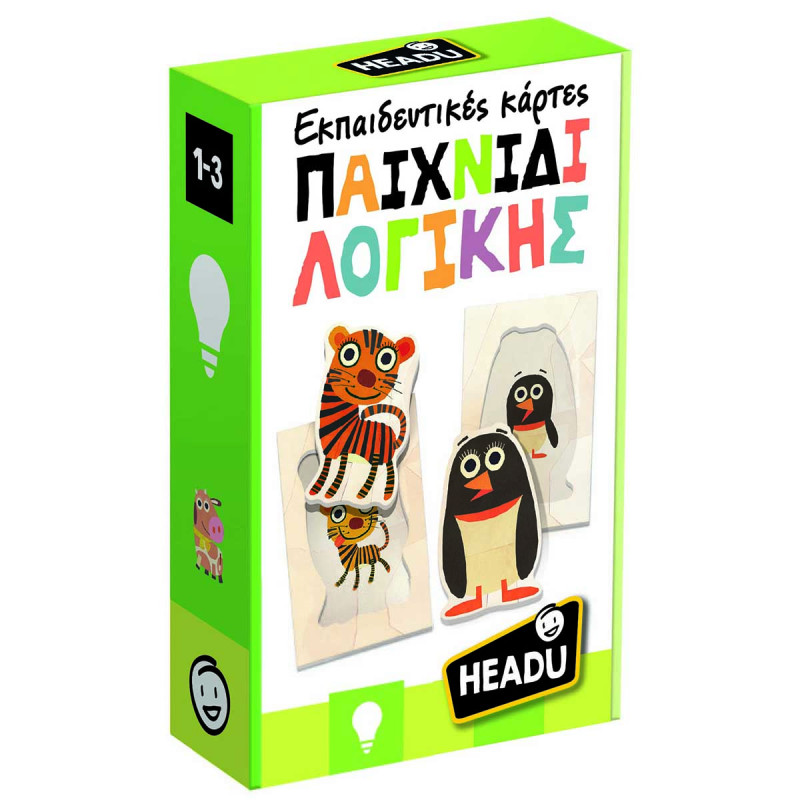 Παιχνίδι HEADU εκπαιδευτικό - Σε κάθε μητέρα το κουτάβι της! Παιχνίδι λογικής με 12 εκπαιδευτικές κάρτες (1-3 ετών)