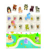 Toy HEADU learning - To every mother her puppy! Logic game with 12 educational cards (1-3 years)