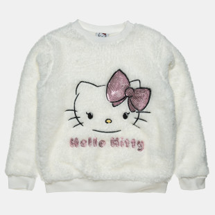 Long sleeve top Hello Kitty from ecological fur (18 months-8 years)