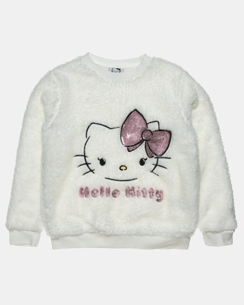 Long sleeve top Hello Kitty from ecological fur (18 months-8 years)