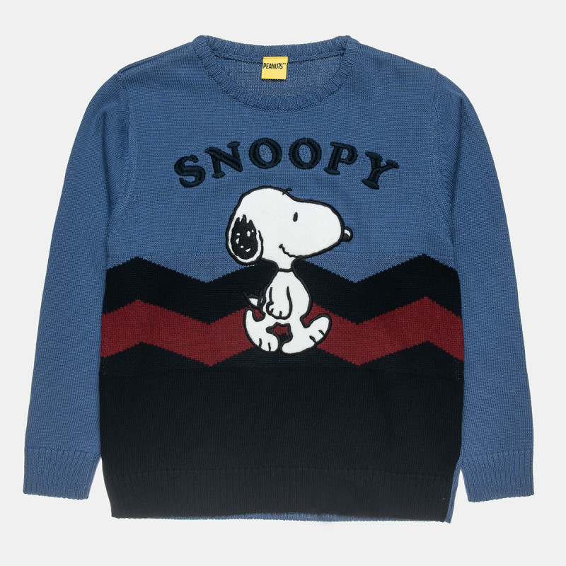 Πουλόβερ Snoopy με κέντημα (12 μηνών-8 ετών)