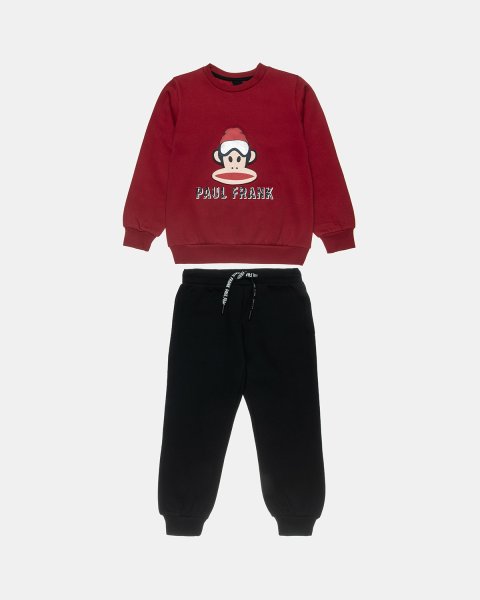 Set Paul Frank cotton fleece blend with embossed design (12 months-5 years)