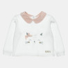Set velour Tender Comforts with cat embroidery (3-12 months)