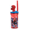 Ποτήρι με καλαμάκι Spiderman 360ml