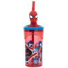 Cup with straw Spiderman 360ml
