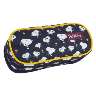 Pencil case with 2 slots Snoopy Peanuts με μοτίβο