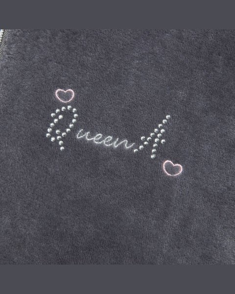   Tracksuit velour with strass and embroidery (6-16 years)
