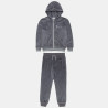   Tracksuit velour with strass and embroidery (6-16 years)