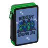 Pencil case Minecraft with double zipper and slots