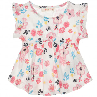 Μπλούζα με floral μοτίβο (9 μηνών-3 ετών)