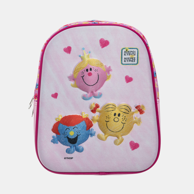 Backpack with embossed design - The Little Ladies