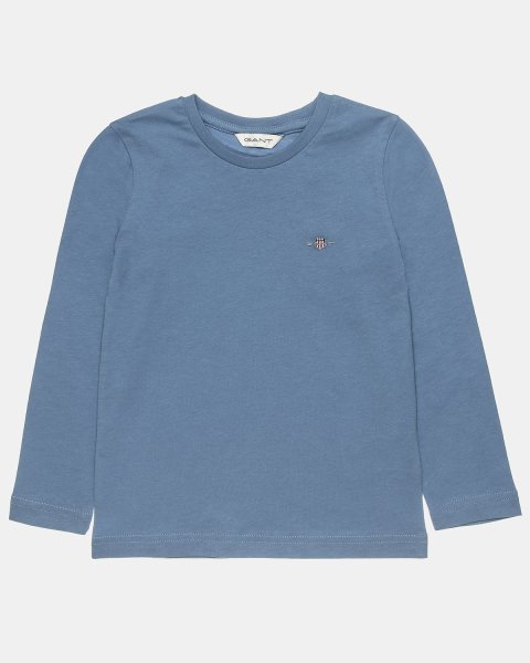 Long sleeve Gant top with embroidery (2-7 years)