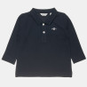 Long sleeve pique polo Gant top with embroidery (12-18 months)