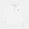 Long sleeve pique polo Gant top with embroidery (2-7 years)