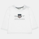 Long sleeve Gant top with print (12-18 months)