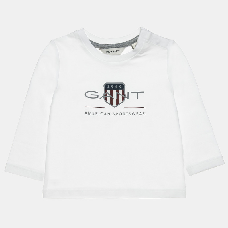 Μπλούζα Gant με τύπωμα (12-18 μηνών)