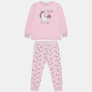 Pyjamas with unicorn print (6-14 years)