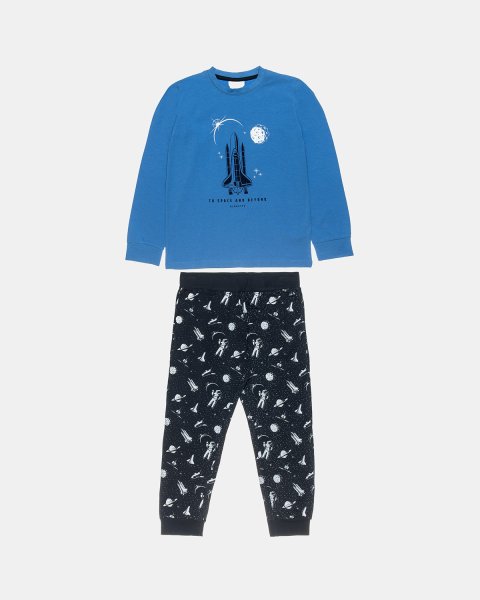 Pyjamas with space print (6-14 years)